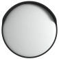 vidaXL Espejo de tráfico convexo de exterior policarbonato negro Ø60cm vidaXL Espejo de tráfico convexo de exterior policarbonato negro Ø60cm