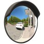 vidaXL Espejo de tráfico convexo de exterior policarbonato negro Ø60cm vidaXL Espejo de tráfico convexo de exterior policarbonato negro Ø60cm