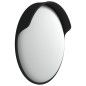vidaXL Espejo de tráfico convexo de exterior policarbonato negro Ø60cm vidaXL Espejo de tráfico convexo de exterior policarbonato negro Ø60cm