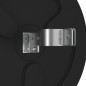 vidaXL Espejo de tráfico convexo de exterior policarbonato negro Ø60cm vidaXL Espejo de tráfico convexo de exterior policarbonato negro Ø60cm