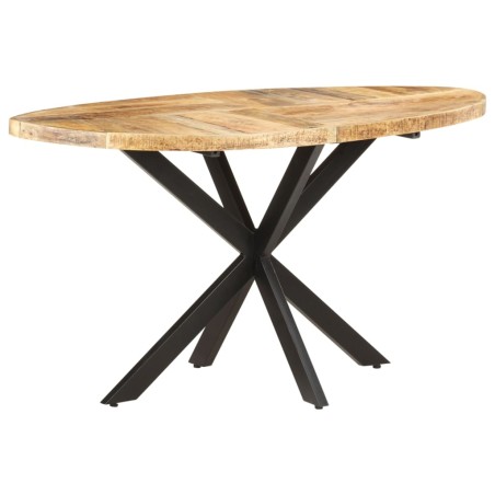 vidaXL Mesa de comedor de madera maciza de mango 140x80x75 cm