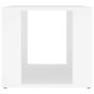 vidaXL Mesita de noche madera contrachapada blanco 41x40x36 cm vidaXL Mesita de noche madera contrachapada blanco 41x40x36 cm
