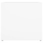 vidaXL Mesita de noche madera contrachapada blanco 41x40x36 cm vidaXL Mesita de noche madera contrachapada blanco 41x40x36 cm