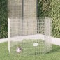 vidaXL Jaula para conejos 8 paneles hierro galvanizado 54x100 cm vidaXL Jaula para conejos 8 paneles hierro galvanizado 54x100 cm