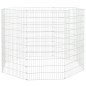 vidaXL Jaula para conejos 8 paneles hierro galvanizado 54x100 cm vidaXL Jaula para conejos 8 paneles hierro galvanizado 54x100 cm