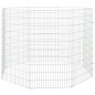vidaXL Jaula para conejos 8 paneles hierro galvanizado 54x100 cm vidaXL Jaula para conejos 8 paneles hierro galvanizado 54x100 cm