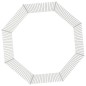 vidaXL Jaula para conejos 8 paneles hierro galvanizado 54x100 cm vidaXL Jaula para conejos 8 paneles hierro galvanizado 54x100 cm