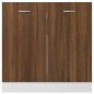 vidaXL Armario bajo fregadero madera ingeniería marrón 80x46x81,5 cm vidaXL Armario bajo fregadero madera ingeniería marrón 80x46x81,5 cm