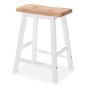 vidaXL Conjunto de mesa alta de cocina 3 piezas MDF blanco vidaXL Conjunto de mesa alta de cocina 3 piezas MDF blanco