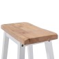 vidaXL Conjunto de mesa alta de cocina 3 piezas MDF blanco vidaXL Conjunto de mesa alta de cocina 3 piezas MDF blanco