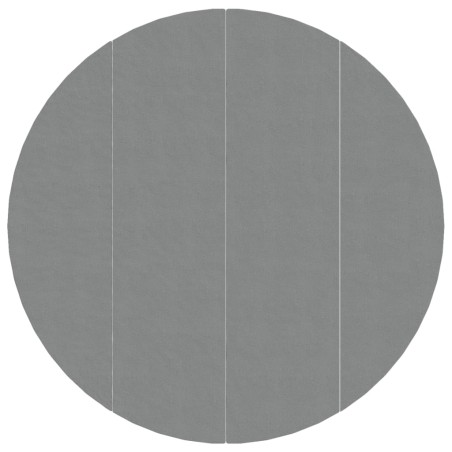 vidaXL Tapiz de suelo piscina geotextil de poliéster gris claro Ø500cm