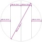 vidaXL Tapiz de suelo piscina geotextil de poliéster gris claro Ø500cm