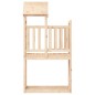 vidaXL Casita infantil con pared escalada madera pino 53x110,5x214 cm vidaXL Casita infantil con pared escalada madera pino 53x110,5x214 cm