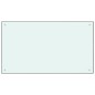 vidaXL Protección salpicaduras cocina vidrio templado blanco 100x60 cm