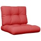 vidaXL Cojines para palets 2 unidades tela rojo vidaXL Cojines para palets 2 unidades tela rojo