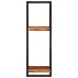 vidaXL Estantes de pared 2 unidades madera maciza acacia 25x25x75 cm 