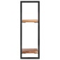 vidaXL Estantes de pared 2 unidades madera maciza acacia 25x25x75 cm 