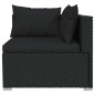 vidaXL Set de muebles de jardín 10 pzas cojines ratán sintético negro vidaXL Set de muebles de jardín 10 pzas cojines ratán sintético negro