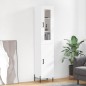 vidaXL Aparador alto madera contrachapada blanco 34,5x34x180 cm vidaXL Aparador alto madera contrachapada blanco 34,5x34x180 cm
