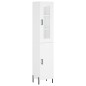 vidaXL Aparador alto madera contrachapada blanco 34,5x34x180 cm vidaXL Aparador alto madera contrachapada blanco 34,5x34x180 cm