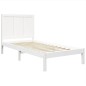 vidaXL Estructura de cama madera maciza de pino blanco 90x190 cm