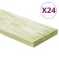vidaXL Tablas para terraza 24 uds madera de pino impregnada 2,88 m² 1m vidaXL Tablas para terraza 24 uds madera de pino impregnada 2,88 m² 1m