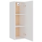 vidaXL Set de muebles para TV 5 piezas madera contrachapada blanco