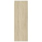 vidaXL Set de muebles para TV 4 pzas madera contrachapada roble Sonoma