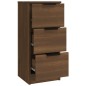 vidaXL Aparadores 3 piezas madera contrachapada marrón roble vidaXL Aparadores 3 piezas madera contrachapada marrón roble