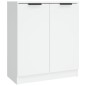 vidaXL Aparadores 3 piezas madera contrachapada blanco vidaXL Aparadores 3 piezas madera contrachapada blanco