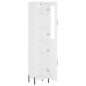 vidaXL Aparador alto madera contrachapada blanco 34,5x34x180 cm vidaXL Aparador alto madera contrachapada blanco 34,5x34x180 cm