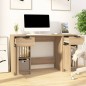 vidaXL Escritorio y armario auxiliar madera contrachapada roble Sonoma vidaXL Escritorio y armario auxiliar madera contrachapada roble Sonoma