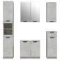 vidaXL Set muebles de baño 2 piezas madera contrachapada gris hormigón vidaXL Set muebles de baño 2 piezas madera contrachapada gris hormigón