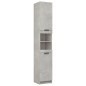 vidaXL Set muebles de baño 2 piezas madera contrachapada gris hormigón vidaXL Set muebles de baño 2 piezas madera contrachapada gris hormigón