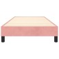 vidaXL Estructura de cama box spring terciopelo rosa 100x200 cm vidaXL Estructura de cama box spring terciopelo rosa 100x200 cm