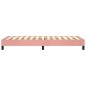 vidaXL Estructura de cama box spring terciopelo rosa 100x200 cm vidaXL Estructura de cama box spring terciopelo rosa 100x200 cm