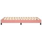 vidaXL Estructura de cama box spring terciopelo rosa 120x200 cm vidaXL Estructura de cama box spring terciopelo rosa 120x200 cm