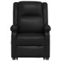 vidaXL Sillón de masaje elevable cuero sintético negro vidaXL Sillón de masaje elevable cuero sintético negro