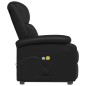 vidaXL Sillón de masaje elevable cuero sintético negro vidaXL Sillón de masaje elevable cuero sintético negro