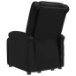vidaXL Sillón de masaje elevable cuero sintético negro vidaXL Sillón de masaje elevable cuero sintético negro