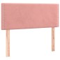 vidaXL Cama box spring con colchón terciopelo rosa 100x200 cm vidaXL Cama box spring con colchón terciopelo rosa 100x200 cm
