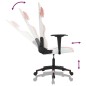 vidaXL Silla gaming cuero sintético blanco y rosa vidaXL Silla gaming cuero sintético blanco y rosa