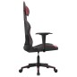 vidaXL Silla gaming cuero sintético negro y rojo vino tinto vidaXL Silla gaming cuero sintético negro y rojo vino tinto