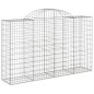 vidaXL Cestas gaviones 40 uds forma de arco hierro 200x50x120/140 cm vidaXL Cestas gaviones 40 uds forma de arco hierro 200x50x120/140 cm