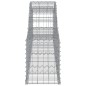 vidaXL Cestas de gaviones 25 uds forma de arco hierro 300x30x40/60 cm vidaXL Cestas de gaviones 25 uds forma de arco hierro 300x30x40/60 cm