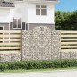 vidaXL Cestas gaviones 14 uds forma de arco hierro 200x50x180/200 cm vidaXL Cestas gaviones 14 uds forma de arco hierro 200x50x180/200 cm