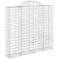 vidaXL Cestas gaviones 14 uds forma de arco hierro 200x50x180/200 cm vidaXL Cestas gaviones 14 uds forma de arco hierro 200x50x180/200 cm