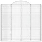 vidaXL Cestas gaviones 14 uds forma de arco hierro 200x50x180/200 cm vidaXL Cestas gaviones 14 uds forma de arco hierro 200x50x180/200 cm