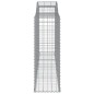 vidaXL Cestas gaviones 25 uds forma de arco hierro 300x50x140/160 cm vidaXL Cestas gaviones 25 uds forma de arco hierro 300x50x140/160 cm