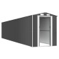 vidaXL Cobertizo de jardín acero galvanizado antracita 192x1021x223 cm vidaXL Cobertizo de jardín acero galvanizado antracita 192x1021x223 cm